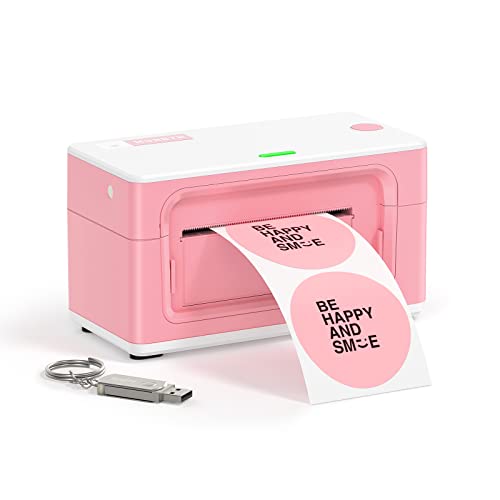 munbyn-pink-shipping-label